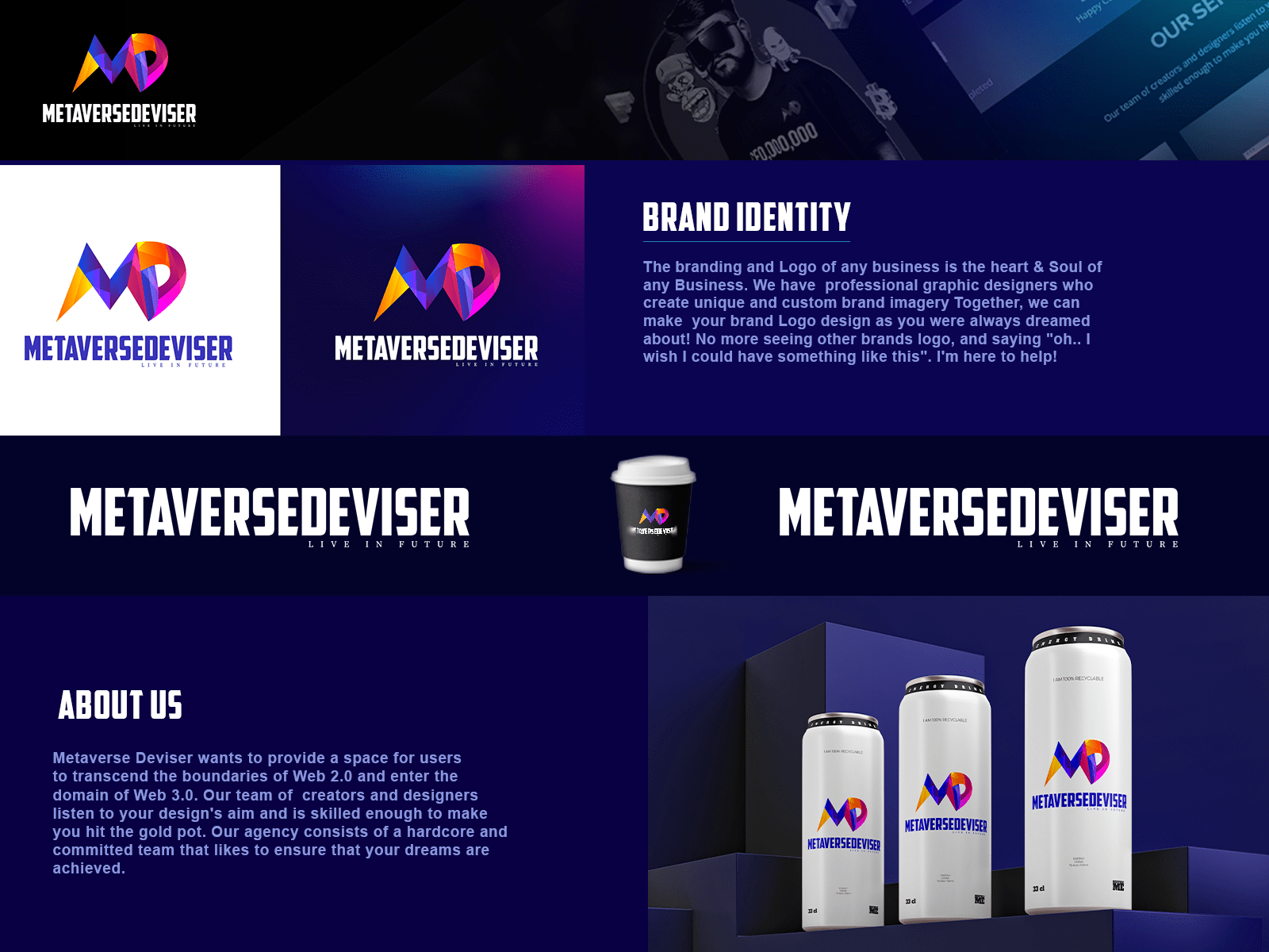 Brand identity case study cover