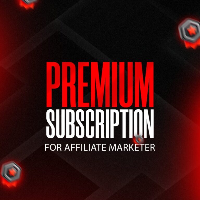 Affiliate Marketing Business Establishment Premium Subscription