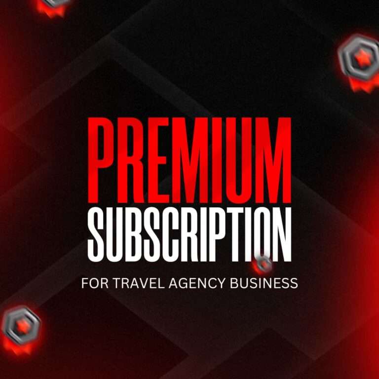 Premium subscription for Travel Agency Business